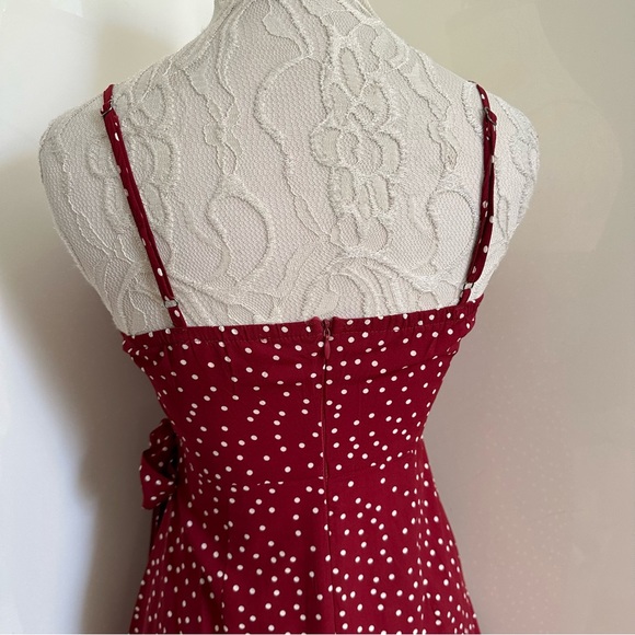 Princess Polly Caesura Mini Dress in Wine sz 4 - Picture 14 of 16